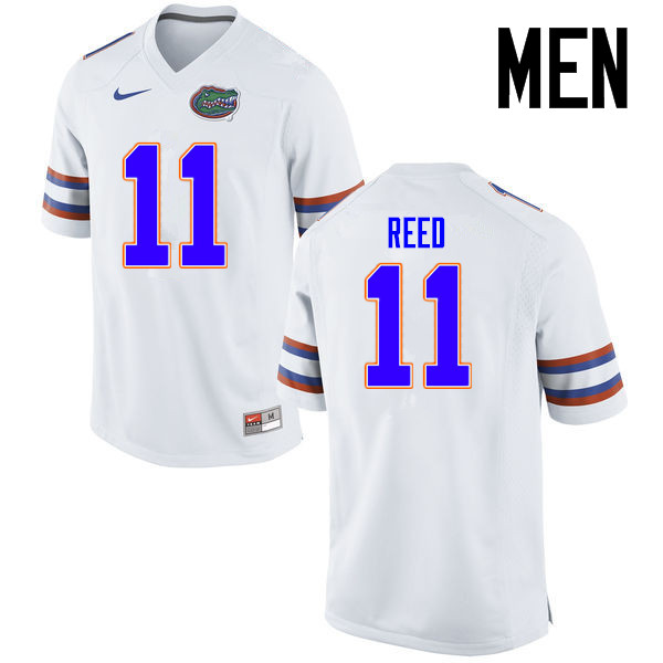 Men Florida Gators #11 Jordan Reed College Football Jerseys Sale-White - Click Image to Close